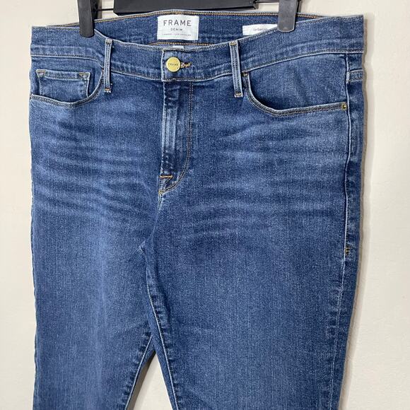 FRAME Denim Le Garcon in Kinmount Mid-Rise Boyfriend Jean - Size 31 - Picture 5 of 8